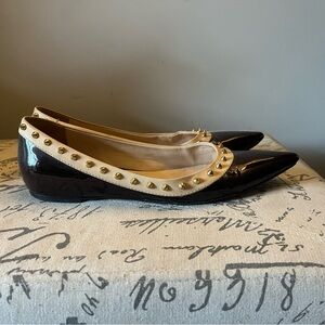 Browns couture pointy toe flats